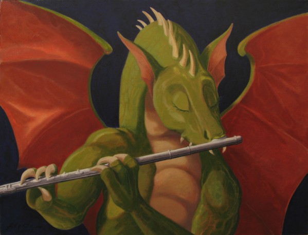 The Flute Player  Print